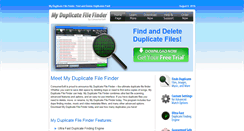 Desktop Screenshot of myduplicatefilefinder.com